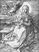 Albrecht Durer Madonna Crowned by an Angel France oil painting artist